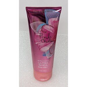 Bath & Body Works Pink Chiffon Ultra Shea Body Cream 8 Oz